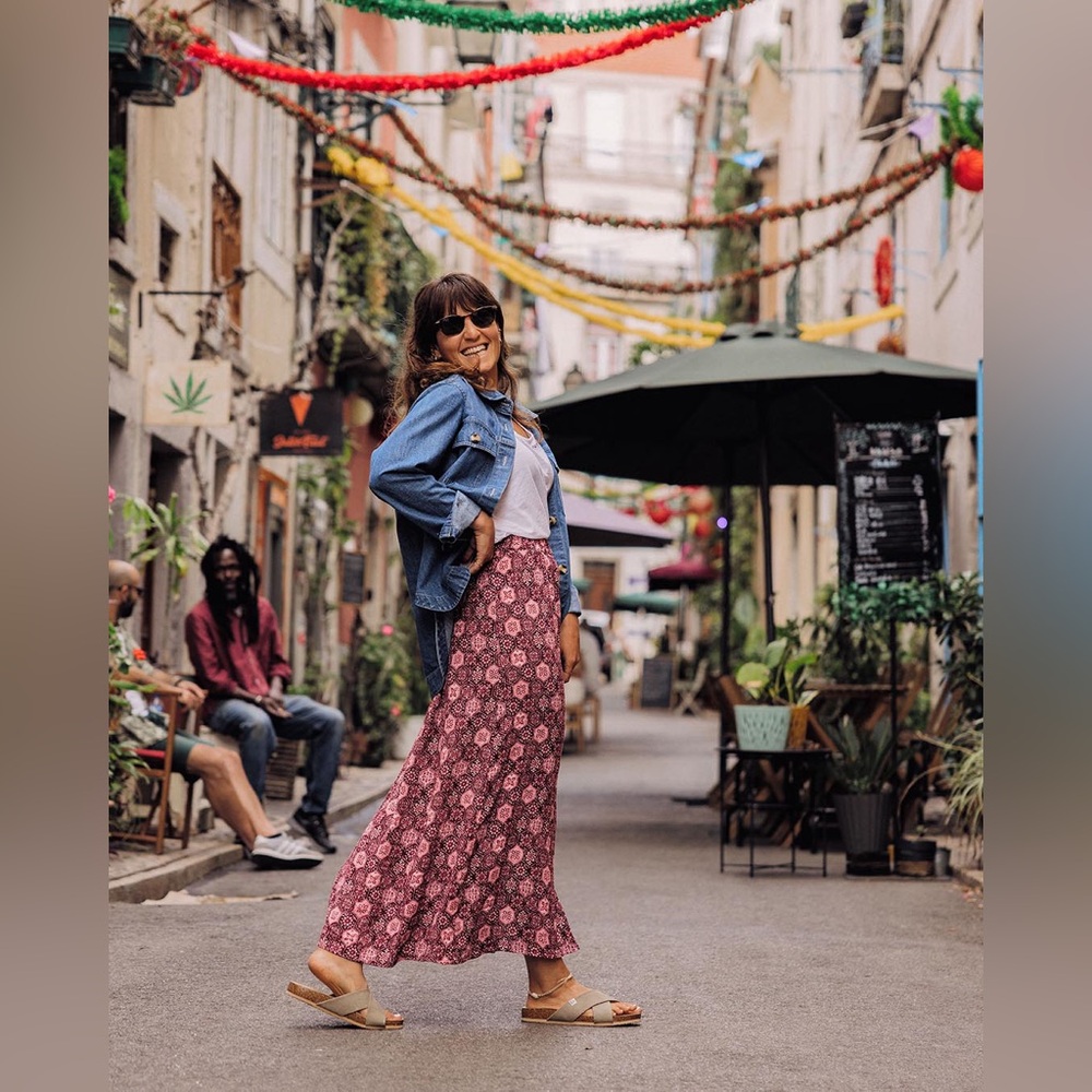 Passenger Hannah skirt in tile wine maxi skirt